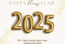 50+ Best Happy New Year Wishes for 2025